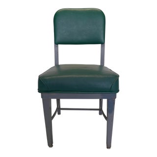 Mid-Century Modern Green Desk Chair For Sale