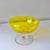 Mid-Century Modern 1970s Italian Optic Glass Footed Bowl For Sale - Image 3 of 5