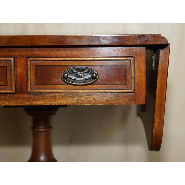 Mahogany Extendable Side Table from Bevan Funnell For Sale - Image 4 of 18