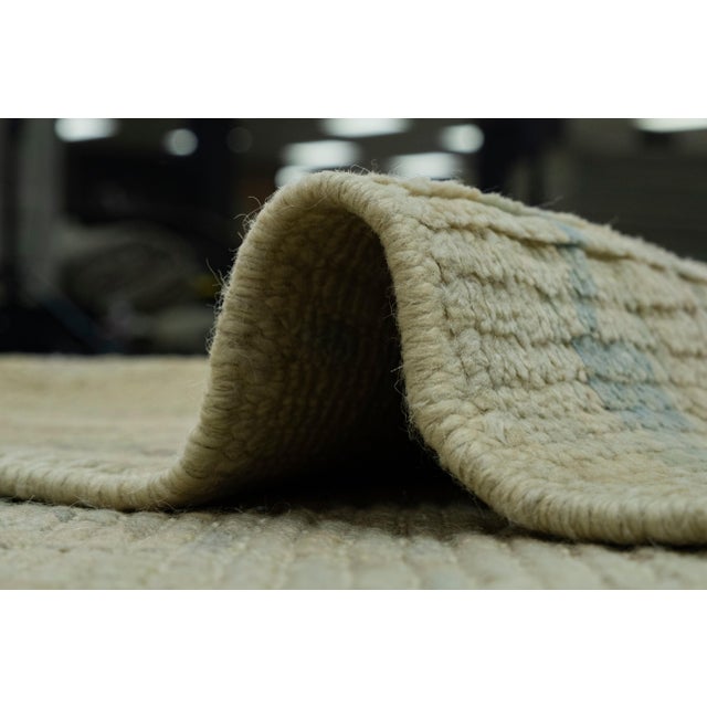 Brown Turkish Oushak Rug 9'9" x 14'9" #18555 For Sale - Image 8 of 8