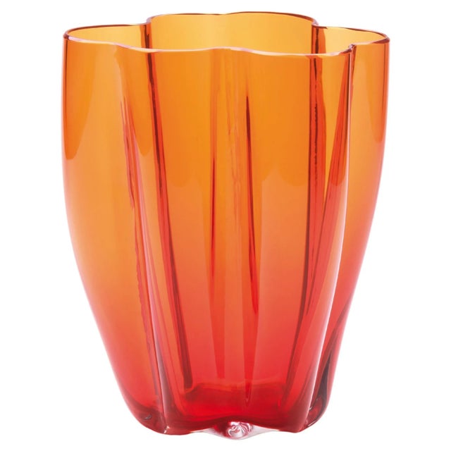 Not Yet Made - Made To Order Large Petalo Orange Vase by Purho For Sale - Image 5 of 5