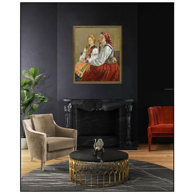 Message us to inquire about custom framing options! (Included for free with every purchase) The artwork here, "The Two",...