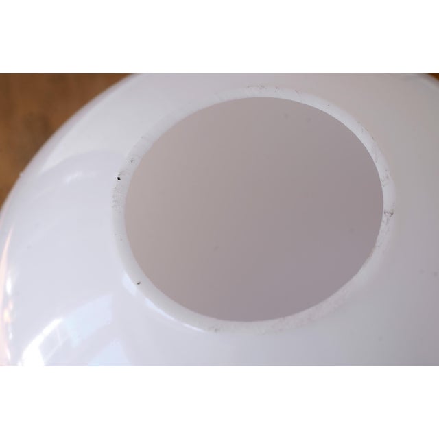 1970s Vintage Mid-Century Modern Extra Large Modernist 18" Diameter Acrylic Globe for Lighting For Sale - Image 5 of 6