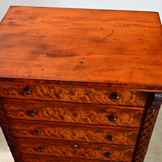 English 19th Century Mahogany Fold-down Desk For Sale - Image 14 of 17