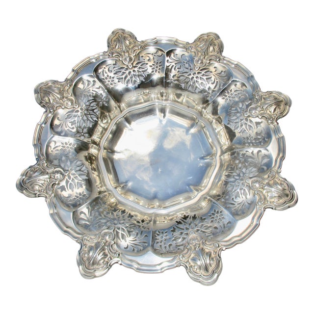 Sterling Silver Antique Serving Dish by Gorham 1909--32 Ounce For Sale