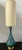 Mid-Century Modern Green Malachite Teardrop Design Table Lamp W Custom Shade For Sale - Image 13 of 16
