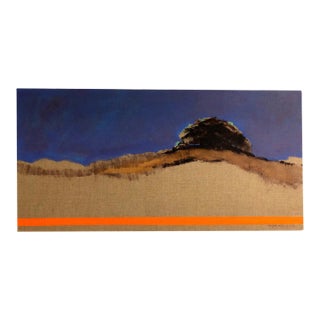 Wind Impression, Abstract Landscape Painting, Contemporary Oil on Linen, 2016 For Sale