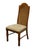 SINGER FURNITURE Solid Pecan Italian Mediterranean Style Cane Back Dining Side Chair 43" High 20" Wide 22" Deep Seat: 19"...
