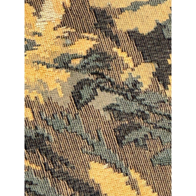 Vintage French Aubusson Style Jacquard Hunting with Hounds Tapestry, 1970s For Sale - Image 18 of 18