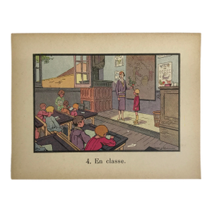 Mid 19th Century Jean-François Raffaëlli – French Educational Illustration / Children D