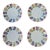 Set of 4 Vintage Swedish Bellis Saucers by Eva Bladh For Sale