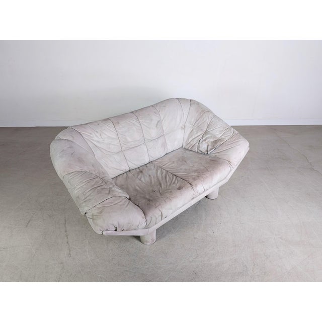Vintage Two-Seater Sofa in Leather For Sale - Image 9 of 11