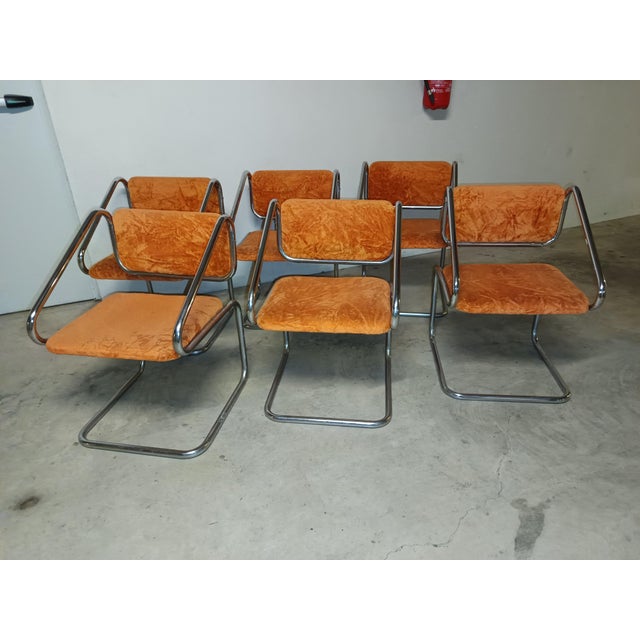 Space Age Chairs, 1970s, Set of 6 For Sale - Image 10 of 12