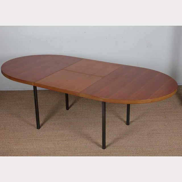 Extendable Dining Table by Georges Frydman for EFA, 1960s For Sale - Image 4 of 7