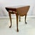 1980s Vintage Traditional English Queen Anne Mahogany Drop Leaf Side Table For Sale - Image 4 of 13