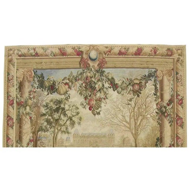 Vintage Woven Scene Tapestry For Sale - Image 9 of 9
