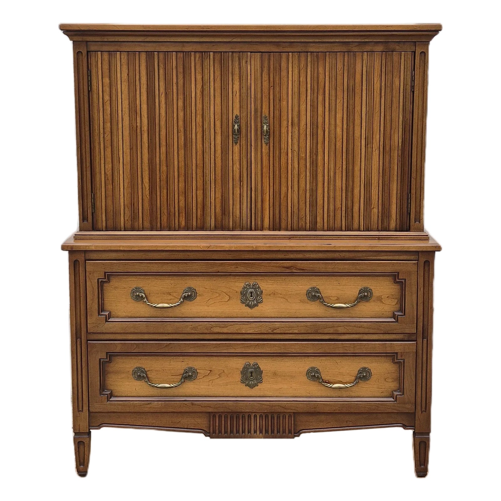 Mid 20th Century Henredon French Regency Gentleman’s Chest Tall Highboy ...