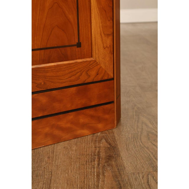 Stickley 21st Century Collection Cherry Curio Display Cabinet For Sale - Image 14 of 18