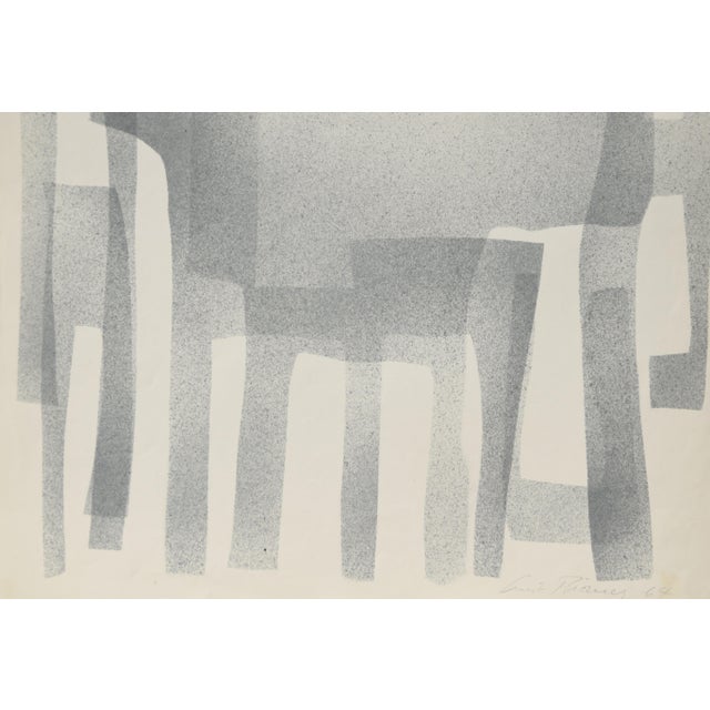 Ernst Bräuer, Composition Grau, 1964, Lithograph For Sale - Image 7 of 13