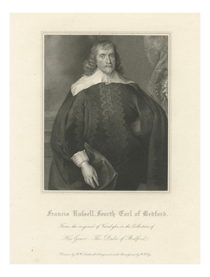Francis Russell, Portrait, Earl of Bedford, Print, 1836
