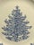 Royal Stafford 1990s Royal Stafford Blue & White Christmas Tree 11" Dinner Plates- Set of 4 For Sale - Image 4 of 5