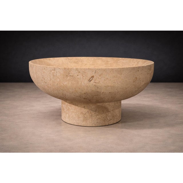 Hand Sculpted Vase, Mayan Travertine, Taller Maya, 2024 For Sale In New York - Image 6 of 8