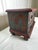 Wood Vintage Asian Inspired Small Solid Wood Painted Apothecary Chest, Maroon, Burgundy, Forest Green For Sale - Image 7 of 12