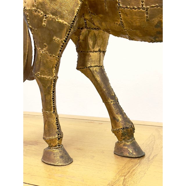 Brass Horse by Artis Luciano Bustamante For Sale - Image 11 of 11