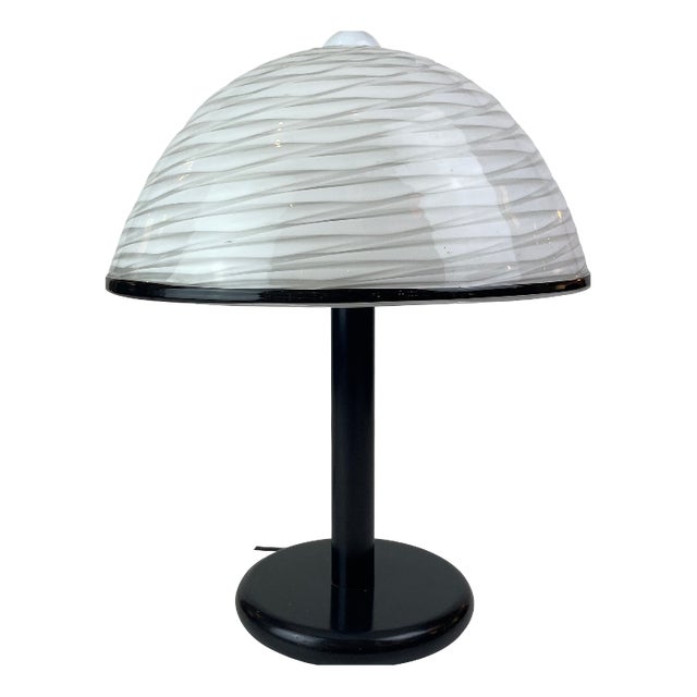 Murano Glass Table Lamp, 1980s For Sale