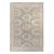 Rug & Kilim’s Distressed Rosette Rug in Beige and Blue, 10x14 For Sale