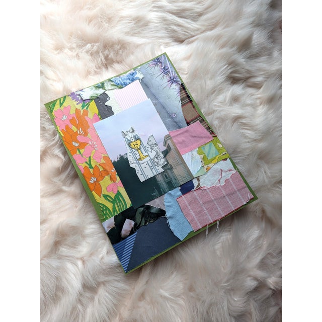 Contemporary "Another One" Contemporary Mixed Media Collage For Sale - Image 3 of 7