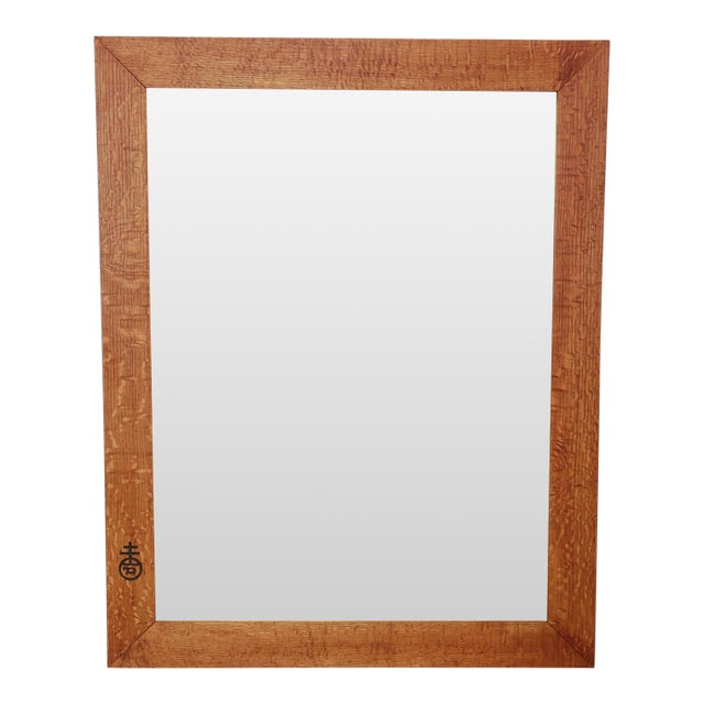 Large Roycrofters American Arts & Crafts Quarter Sawn Oak Picture/Mirror Frame For Sale