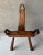 Mid 20th-Century European Arts & Crafts-Inspired Three-Legged Hardwood Birthing Chair For Sale - Image 15 of 15
