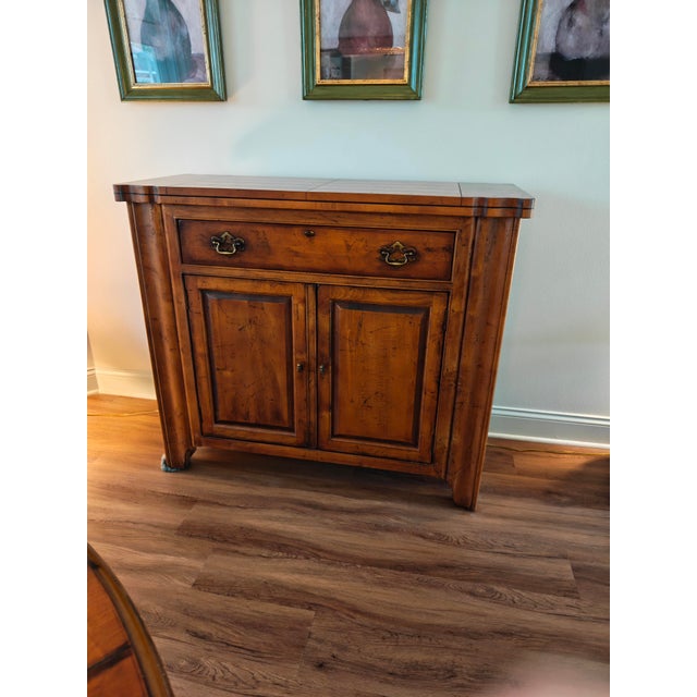 Century Furniture Century Furniture Town & Country Pedestal Dining Set (Table, 4 Chairs) For Sale - Image 4 of 8