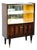 French Modern Display Cabinet in Macassar, 1950 For Sale