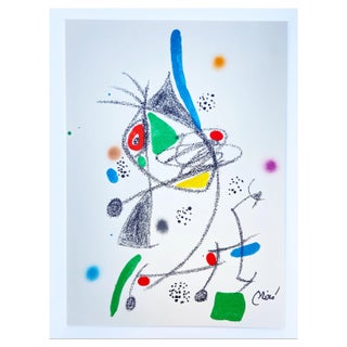 Joan Miró, Maravillas con variaciones No.4, 1975, Lithograph For Sale