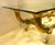 1960s Hollywood Regency Italian Silver and Gold Leaf Carved Wood and Glass Coffee Table For Sale - Image 4 of 15