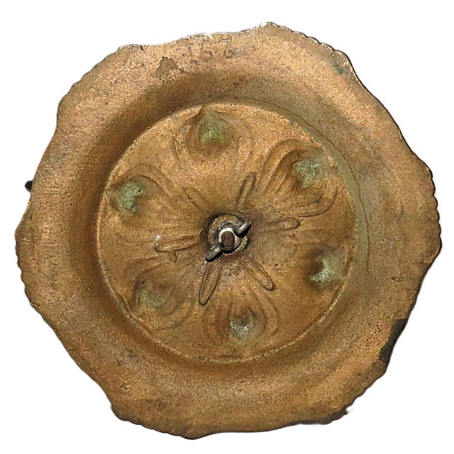 Pair of Art Nouveau Candelabra Copper Candle Holders Candlesticks For Sale - Image 4 of 4