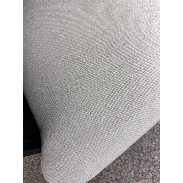 Wood McGuire / Baker Furniture Modern Black Cane Dining Chairs, Milling Road Collection, Set of 6 For Sale - Image 7 of 8