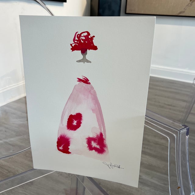 Ink Wash Dress by Jo Baskerville For Sale - Image 10 of 12