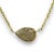 Modern Classic Bezeled 14k Yellow Gold 1.24ct Natural Diamond Necklace For Sale - Image 3 of 6