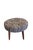 Danish Stool in Teak with Zebra Striped Upholstery, 1960s For Sale - Image 6 of 8