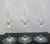 Riedel Vivant Champagne Flute stemware set of 3. These are a bit smaller than the typical Riedel champagne glasses, so...