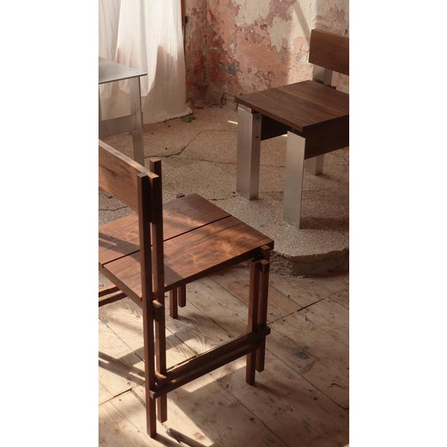 Soft Futurism Stack Chair in Oak Wood by Filippo Andrighetto For Sale - Image 13 of 17
