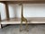 70"s Vintage Art Handmade Solid Brass Giraffe Sculpture/ Sold For Sale - Image 9 of 13