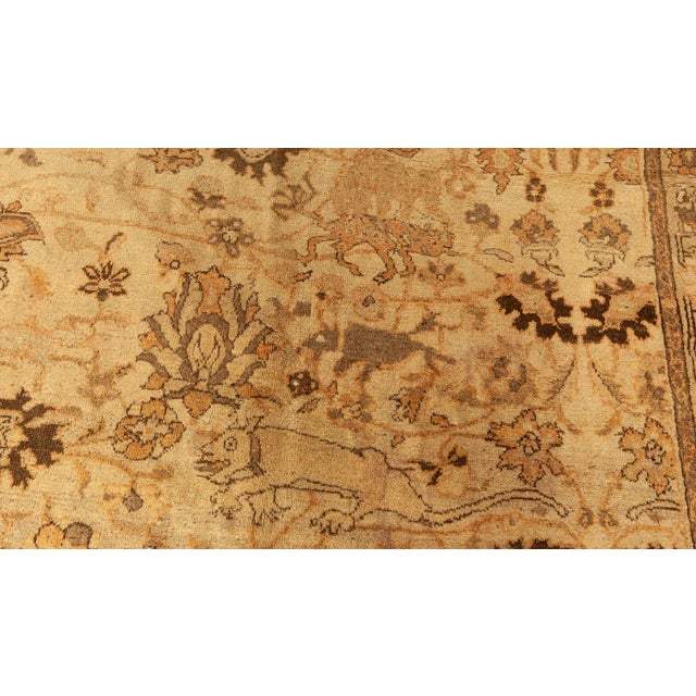 Oversized Antique Indian Amritsar Rug For Sale - Image 9 of 9