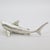 Vintage Italian Handmade Silver Shark Figurine, Arezzo, Italy, 1970s For Sale - Image 3 of 12
