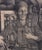 Mid-Century Modern Self Portrait an Architect With Architectural Models Mid Century Large Drawing For Sale - Image 3 of 6