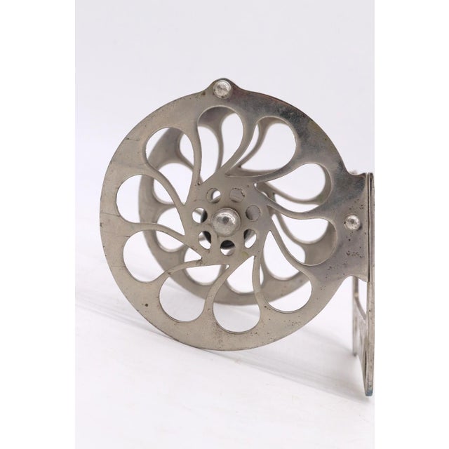 Antique J. L. Mott Antique Nickel Plated Toilet Paper Holder-Unsigned For Sale - Image 11 of 11