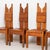 Vintage Brutalist Dining Chairs in Pine, Czechoslovakia, 1970s, Set of 6 For Sale - Image 4 of 15